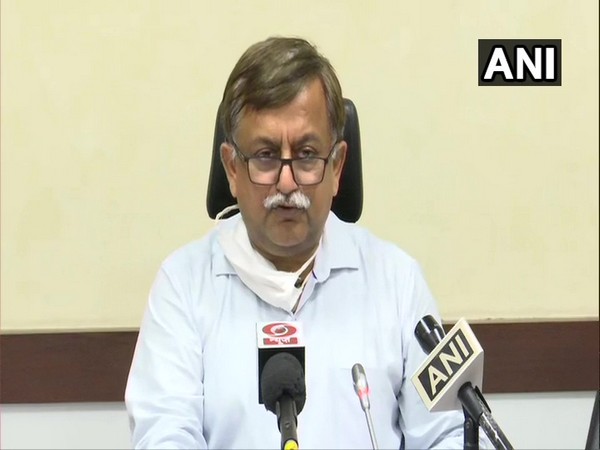 Uttar Pradesh Additional Chief Secretary, Home, Awanish Awasthi during a press briefing in Lucknow on Sunday. Photo/ANI