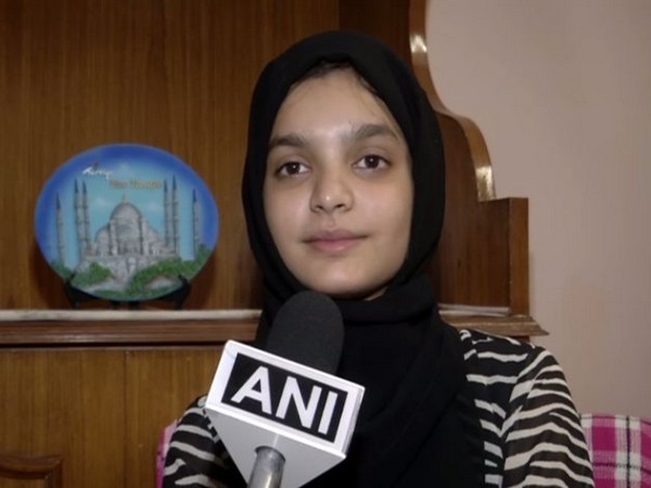 22-year-old Gorakhpur woman Ayesha Khan who became British High Commissioner for a day speaking to ANI in New Delhi on Friday. (Photo/ANI)