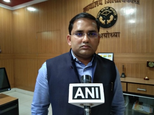 District Magistrate Anuj Kumar Jha speaking to ANI on Saturday.