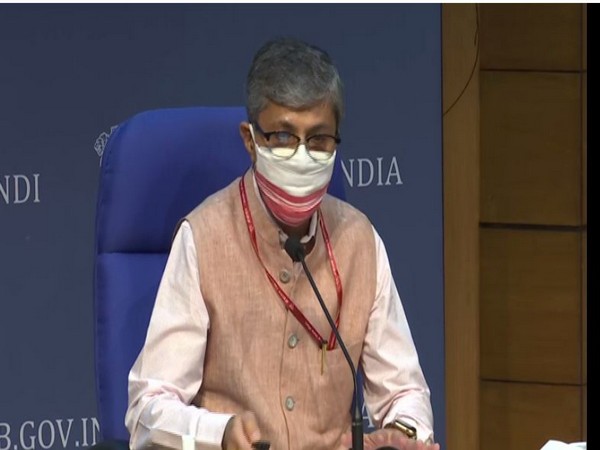 Secretary, Ministry of Ayush speaking during press conference in New Delhi on Tuesday. Photo/ANI 