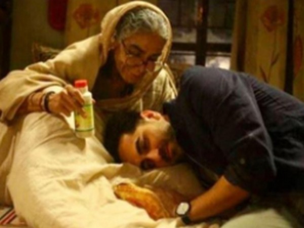 A still from film 'Badhaai Ho' featuring actor Ayushmann Khurrana with veteran actor Surekha Sekri (Image Source: Instagram)