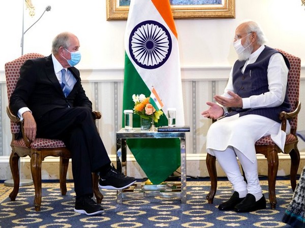Prime Minister Narendra Modi on Thursday met Blackstone CEO Stephen Schwarzman