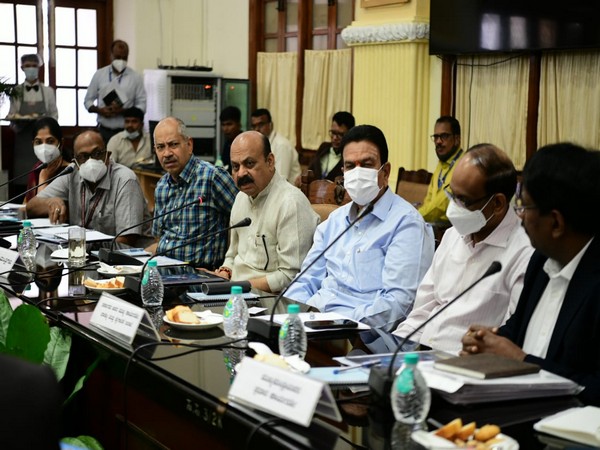 Karnataka Chief Minister Basavaraj Bommai during the pre-budget meeting (Photo/ANI) 