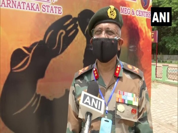Major General JV Prasad, GOC, Karnataka and Kerala sub division (Photo/ANI)