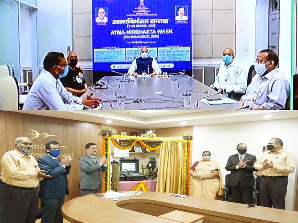 The two indigenised products were virtually launched by the Defence Minister from Delhi