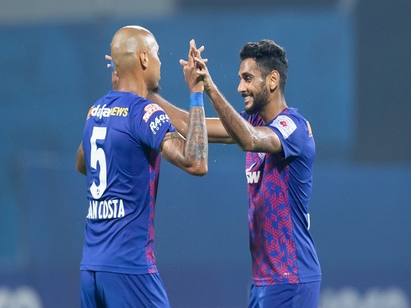 BFC players celebrate at the final whistle an important win (Image: ISL)