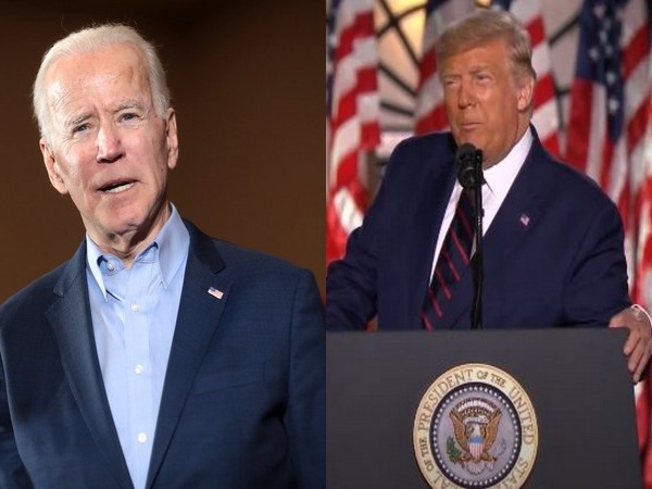 Democratic presidential nominee Joe Biden and US President Donald Trump