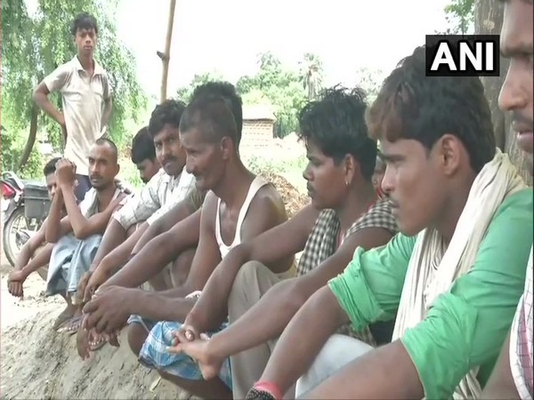 Visuals from Harivanshpur village in Vaishali district. 