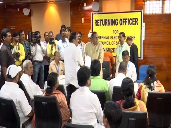 Four BJD candidates filed their nomination for the Rajya Sabha elections on Wednesday. Photo/ANI