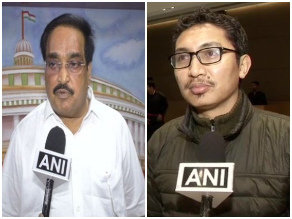 BJP MPs CR Patil (L) and Jamyang Tsering Namgyal (R)