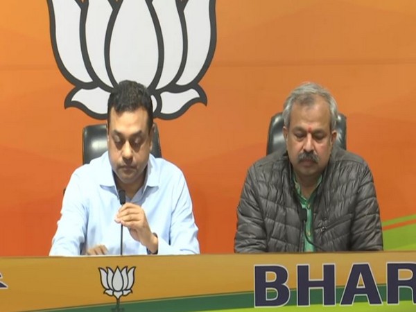 BJP leaders Sambit Patra and Adesh Gupta (Photo/ANI)