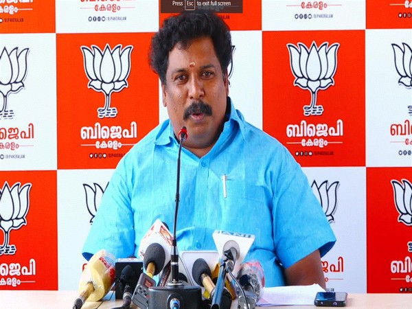 BJP state general secretary P Sudheer (Twitter/BJPKeralam) 