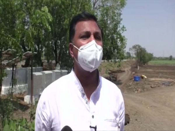 BJP MLA from Naigaon, Rajesh Pawar, speaking to reporters on Sunday. Photo/ANI