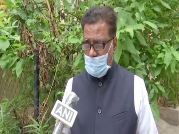 BJP Telangana spokesperson NV Subhash talking to ANI on Tuesday.