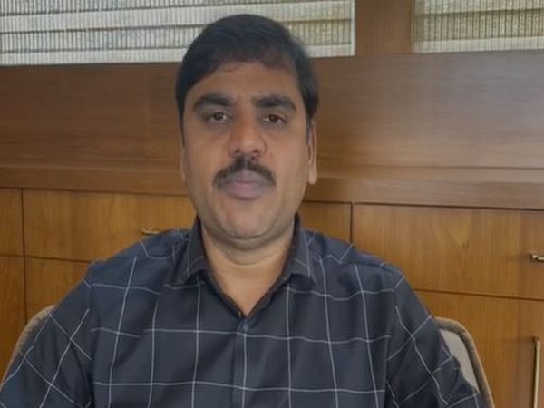 BJP leader Vishnuvardhan Reddy talking about the mishandling state funds by Andhra Pradesh government. (Photo/ANI)