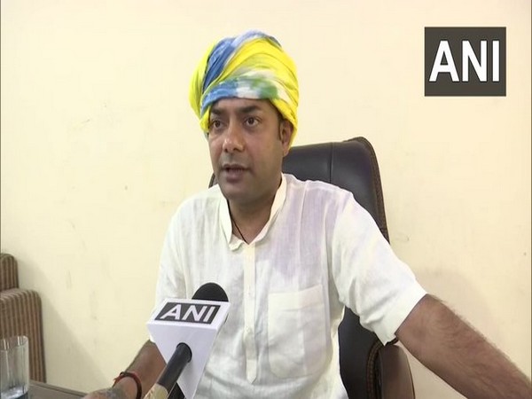 Brij Bhushan Sharan speaking to ANI in Lucknow on Wednesday.