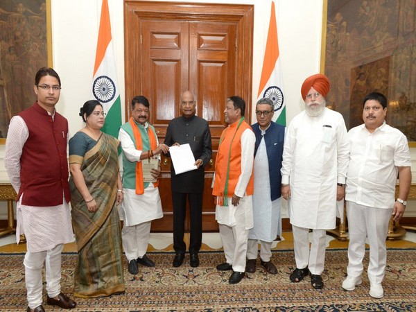BJP delegation meets President Ram Nath Kovind on Tuesday.
