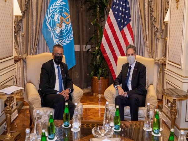 US Secretary of State Antony Blinken met WHO Director-General Tedros Adhanom Ghebreyesus
