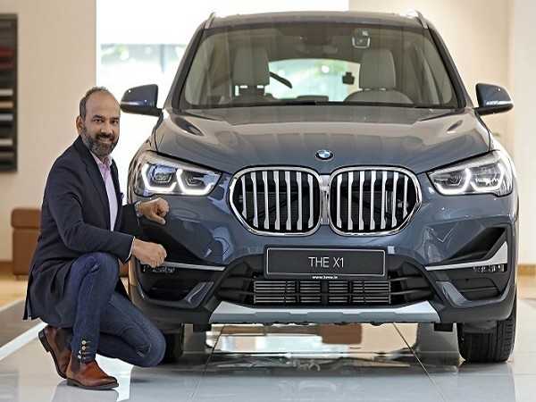 Rudratej Singh, President & CEO, BMW Group India with the new BMW X1