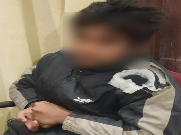 A 14-year-old boy from PoK held along LoC in Poonch. (Photo/ANI)
