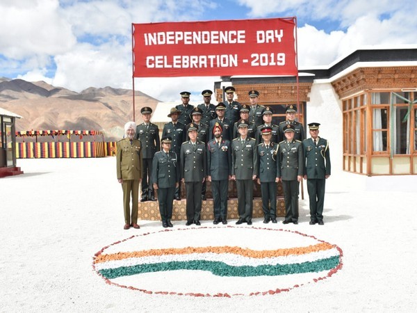 A ceremonial BPM was held on the occasion of “Indian Independence Day” in Eastern Ladakh.