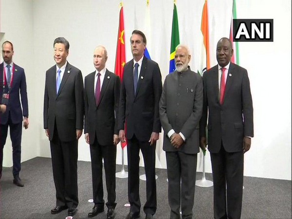 BRICS leaders after informal meeting in Osaka, Japan on Friday