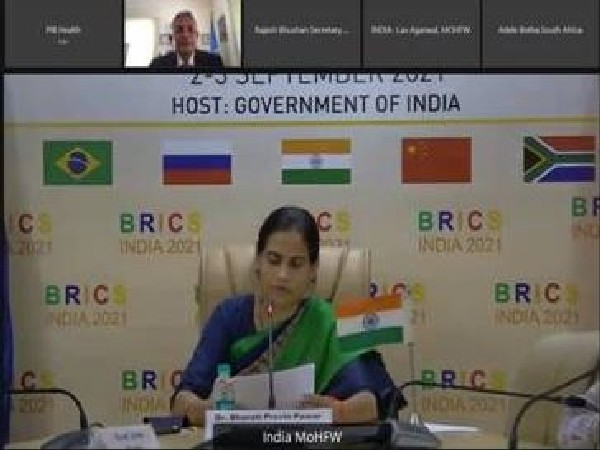 Union Minister of State for Health and Family Welfare Dr Bharati Pravin Pawar at BRICS Ministerial Conclave.