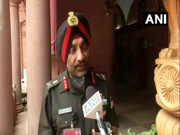 BRO Director General Lieutenant General Harpal Singh speaking to ANI in New Delhi on Thursday. (Photo/ANI)