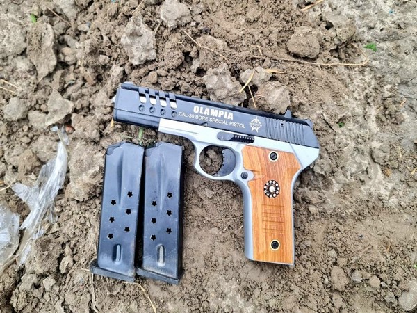  Arms and ammunition have been recovered from the possession of two Pakistani intruders, who were eliminated by the Border Security Force (BSF) at the Attari border. (Photo Credit: BSF)