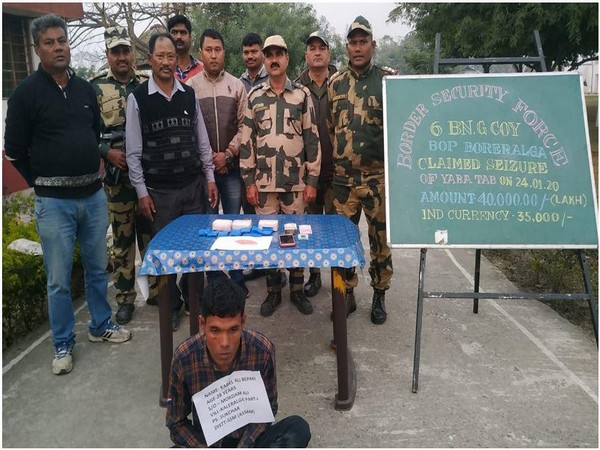 BSF seized 8,000 Yaba tablets from the possession of an Indian national on Friday. 