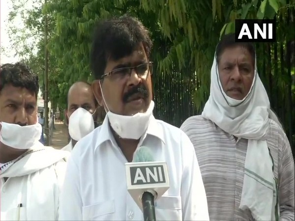 Bhagwan Singh Baba, BSP's Rajasthan chief speaking to ANI on Monday. (Photo/ANI)