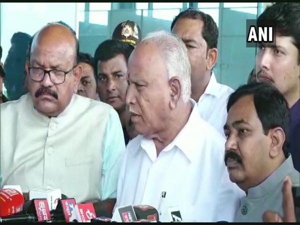 Chief Minister B.S. Yediyurappa speaks to media in Kalaburagi on Tuesday. [Photo/ANI]