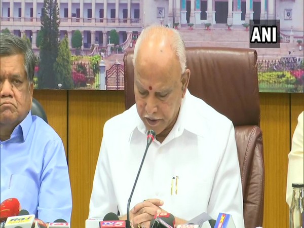 Karnataka Chief Minister BS Yediyurappa speaking at a press conference in Bengaluru on Saturday.