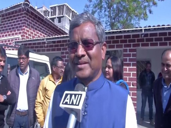 JVM Chief Babulal Marandi speaking to ANI on Monday.