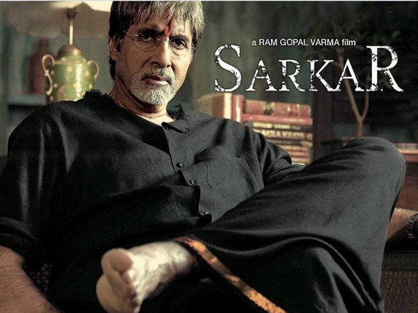 Poster of the film 'Sarkar' featuring legendary actor Amitabh Bachchan (Image source: Twitter) 