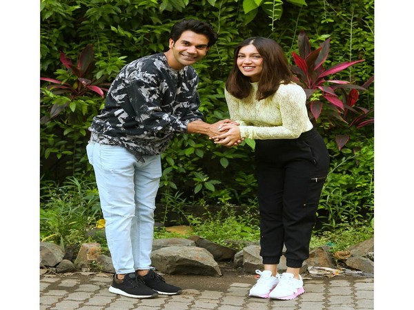 Actor Bhumi Pednekar and Actor Rajkummar Rao. (Image Courtesy: Bhumi Pednekar Twitter)