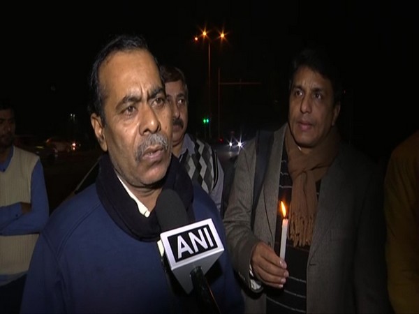 Badrinath Singh, father of 2012 Delhi gang-rape victim, outside his residence in Delhi's Dwarka