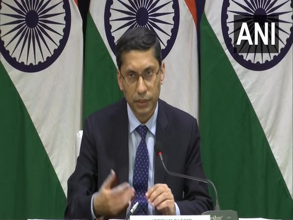 MEA spokesperson Arnidam Bagchi (ANI)