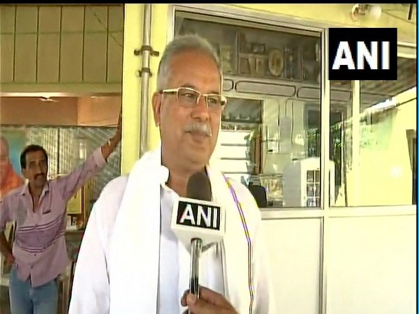 Chhattisgarh Chief Minister Bhupesh Baghel speaking to ANI in Durg on Tuesday.