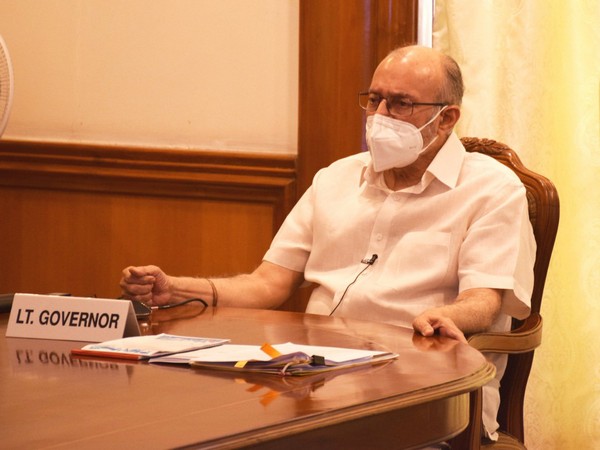 Delhi Lieutenant Governor Anil Baijal at the Task Force Meeting on Thursday. 