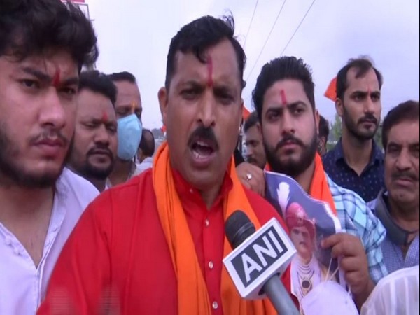 Bajrang Dal President Rakesh Bajrangi (Photo/ANI)