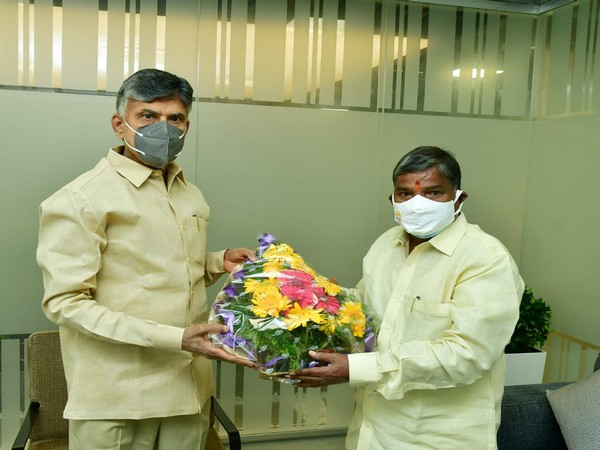 N. Chandrababu Naidu appointed Bakkani Narasimhulu as new president of  Telangana TDP. (Photo/ANI)