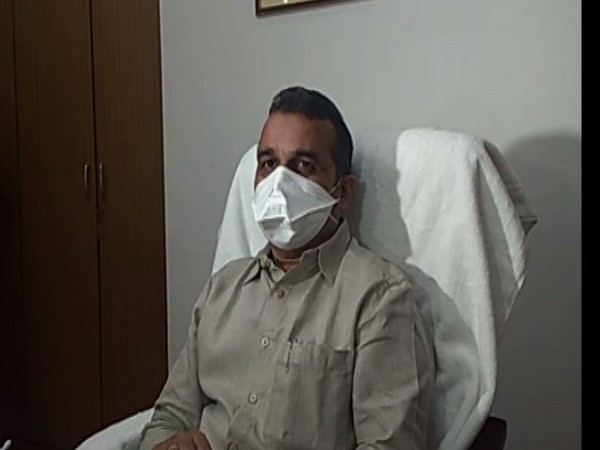 Maharashtra Cooperation Minister Balasaheb Patil speaking to reporters in Mumbai on Tuesday. [Photo/ANI]