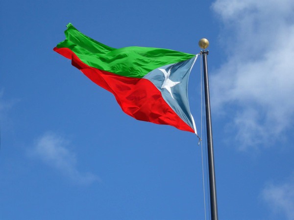 A plane with an anti-Pakistan was spotted flying over Edgbaston stadium on Thursday. (Photo courtesy:  WBO Twitter handle).