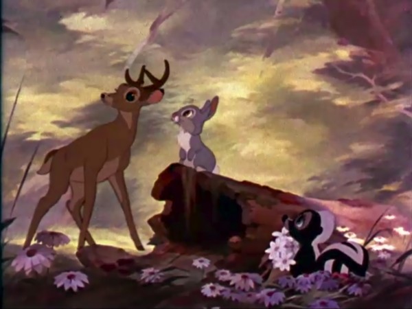 A still from the film Bambi