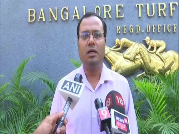 Additional Commissioner, Enforcement, Nitesh Patel talking to reporters in Bengaluru on Wednesday. Photo/ANI
