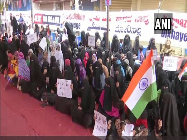 Women hold protest against CAA, NRC in Bengaluru