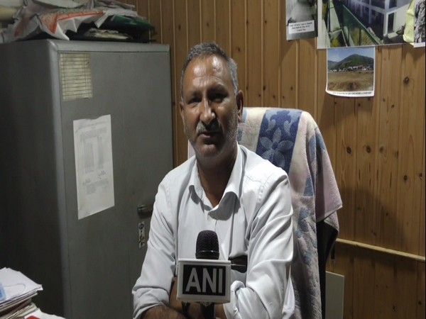 Muneer Sherwani, Assistant Executive Engineer R&B Baramulla speaking to ANI on Friday. (Photo/ANI)