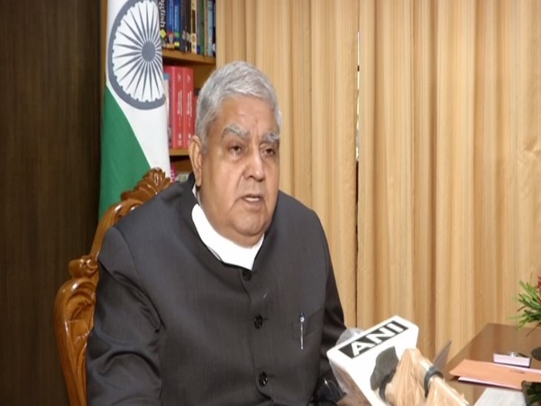 West Bengal Governor Jagdeep Dhankar speaking to ANI on Friday. Photo/ANI