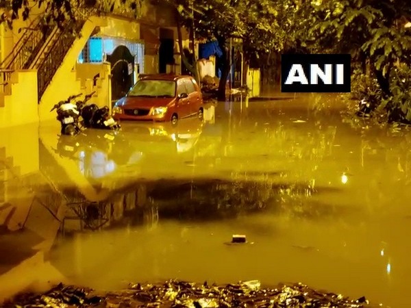 Madiwala lake in Bengaluru overflows due to heavy rainfall (Photo/ANI)
